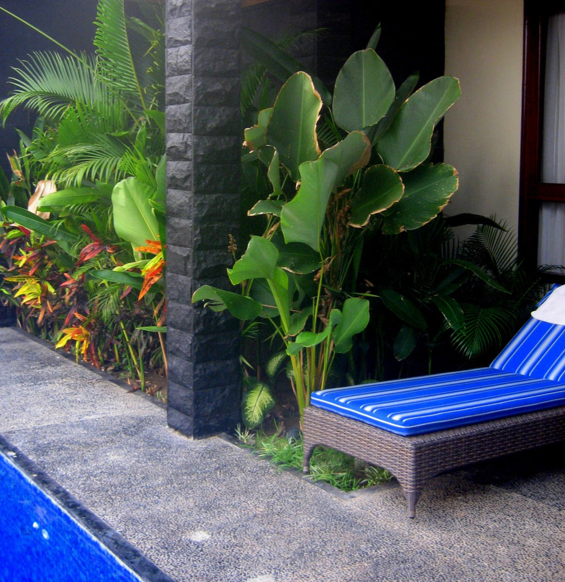 our private pool at the Bali hotel